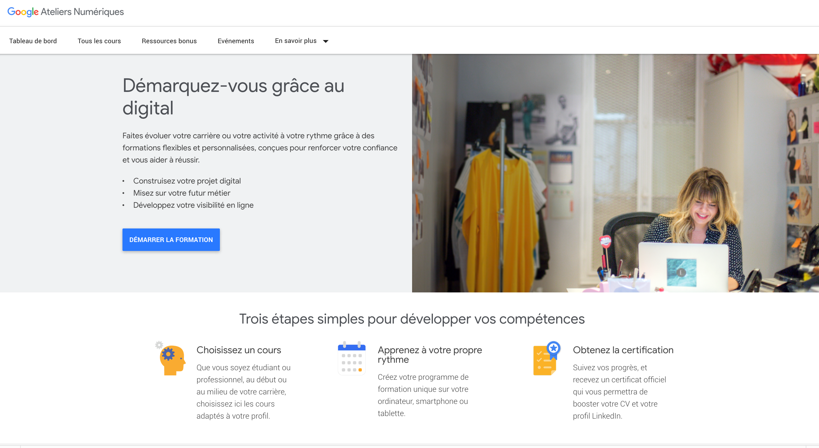 Ateliers Numeriques Google : la formation gratuite pour le marketing digital